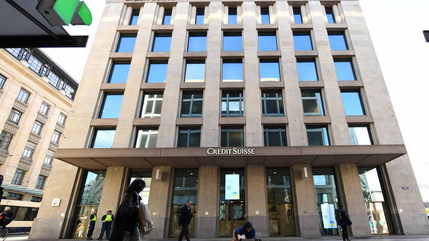Niederlassung der Credit Suisse in Genf.