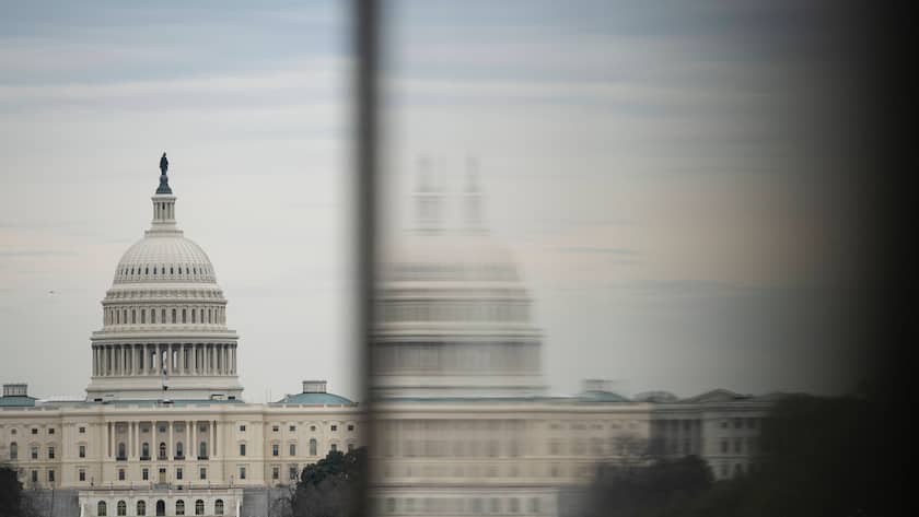 Ort weitreichender Entscheidungen: Das Kapitol in Washington mit seiner imposanten Kuppel.