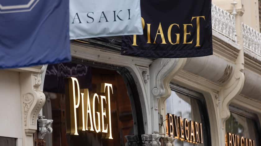 Geschäft der Richemont-Markte Piaget in London.