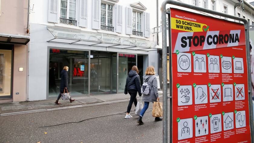 Leeres Ladenlokal in der Altstadt von Baden (AG).
