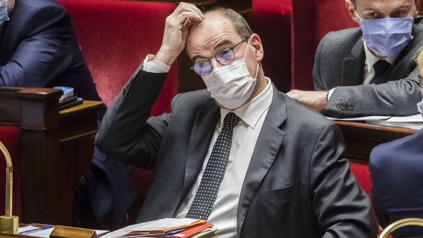 Frankreichs Regierungschef Jean Castex am 13. Oktober im französischen Parlament.