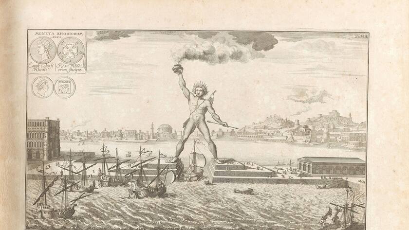 Der Koloss von Rhodos zählte bereits in der Antike zu den sieben Weltwundern.