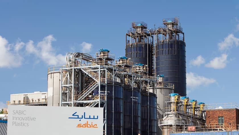 Eine Fabrik von Sabic in Schottland.