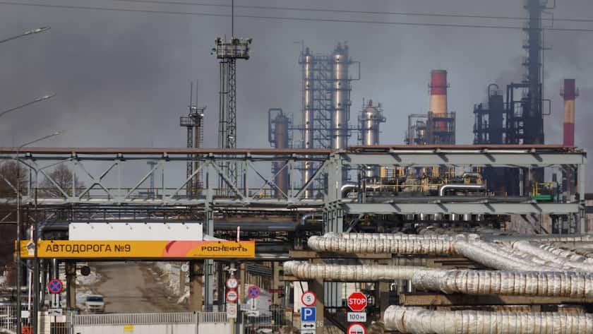 Ölraffinerie im russischen Rjasan.