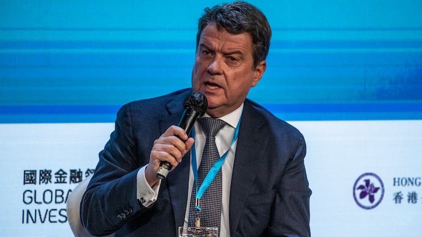 UBS-Präsident Colm Kelleher spricht am "Hong Kong Global Financial Leaders Investment Summit" im November 2022 in Hong Kong, China.