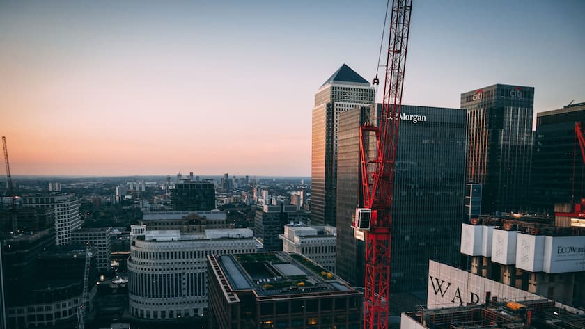 Tower von J.P. Morgan und Citigroup in London.