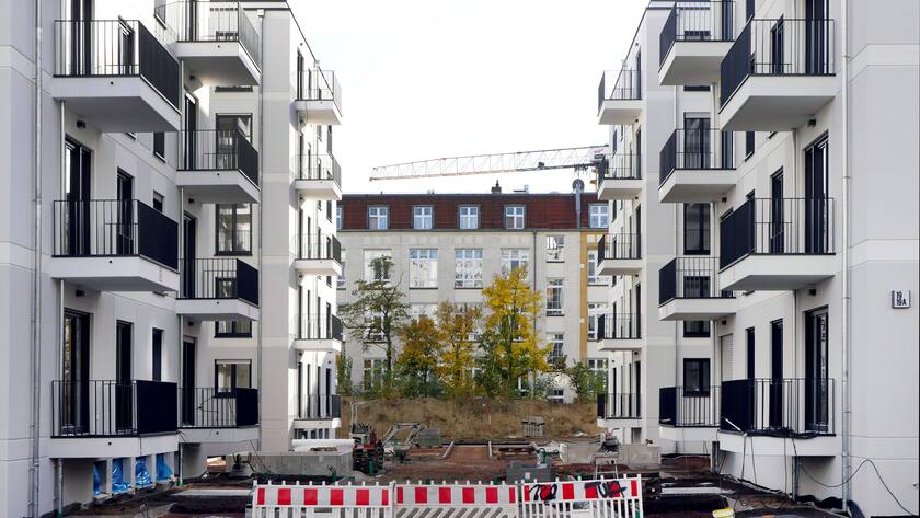 Wohnungen und Neubauten in Berlin.