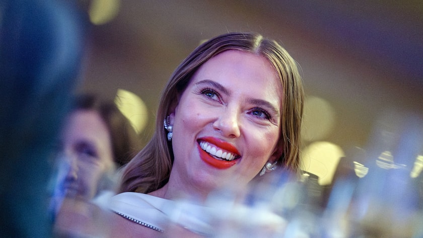 Scarlett Johansson kann beim Thema Künstliche Intelligenz nicht immer unverkrampft lachen.