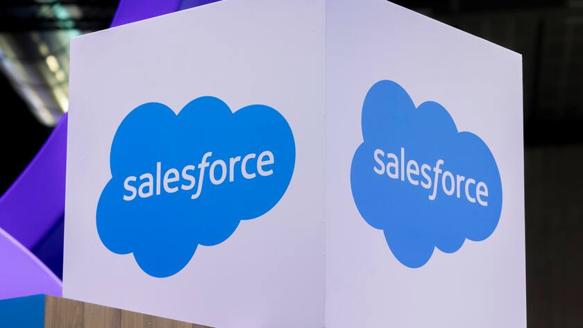 Das Logo des Software-Konzerns Salesforce