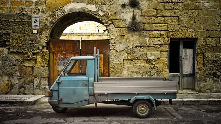Piaggio Ape in Lecce.