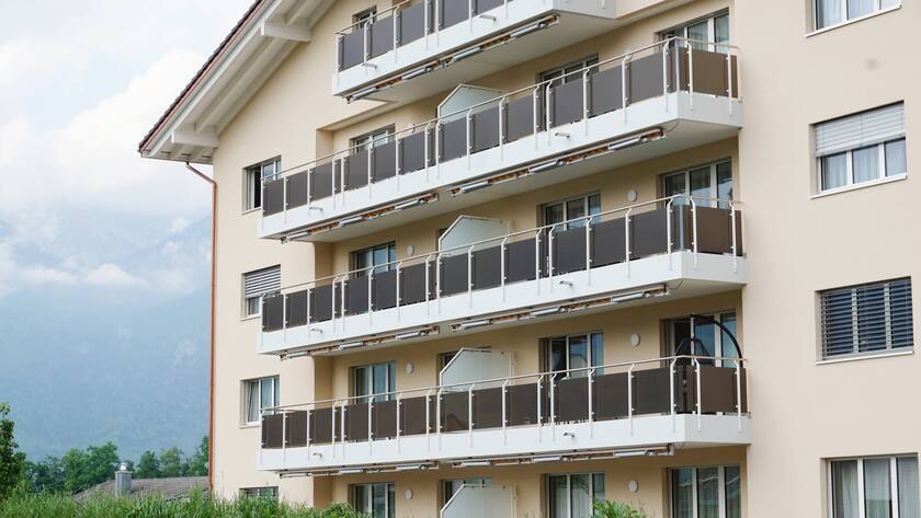 Wohnhaus in der Schweiz.