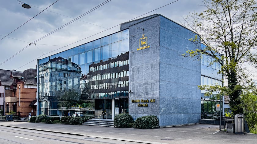 Habib Bank AG Zürich Blick auf das Gebäude der Das Gebäude der Habib Bank AG Zürich an der Weinbergstrasse in Zürich.