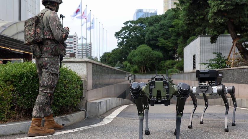 Roboter im Einsatz der Armee.