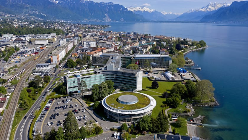 Hauptsitz des Nahrungsmittelkonzerns Nestle am Genfersee in Vevey.