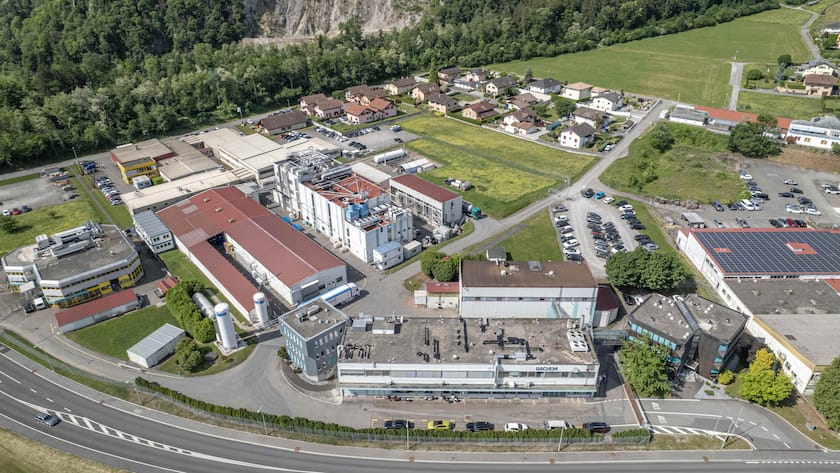 Der Standort in Vionnaz von Bachem