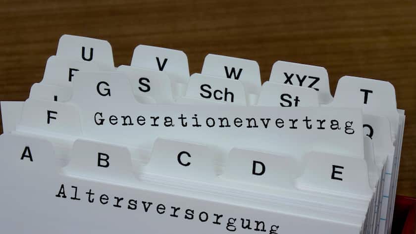 Karteikarten Generationenvertrag und Altersversorgung (2023).