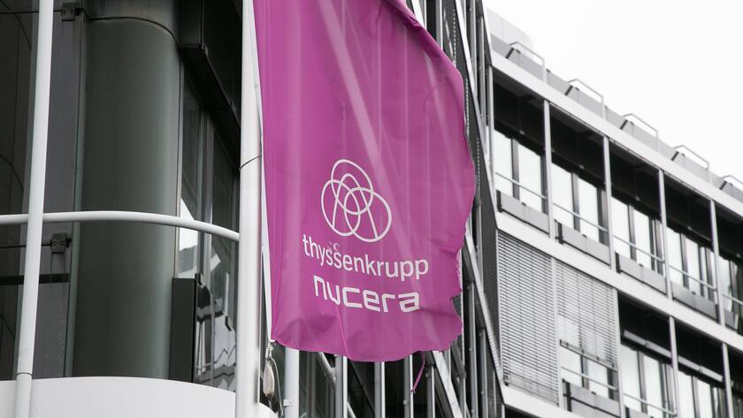 Hauptsitz der Thyssen-Krupp Wasserstoff-Tochterfirma Nucera.