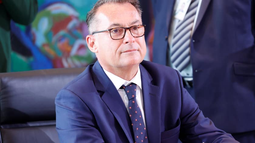 Dr. Joachim Nagel, Präsident der Deutschen Bundesbank an der Kabinettsitzung.