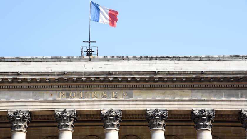 Börsengebäude in Paris.
