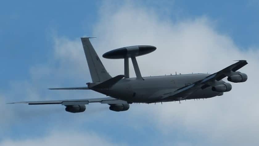 AWACS-Aufklärungsflugzeuge fliegen vermehrt über Osteuropa.