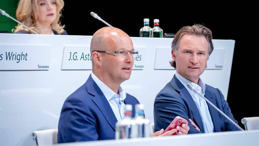 Verwaltungsratspräsident Jean-Marc Huet an der Generalversammlung 2022 von Heineken.