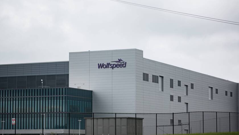 Eine Aussenansicht von Wolfspeed.