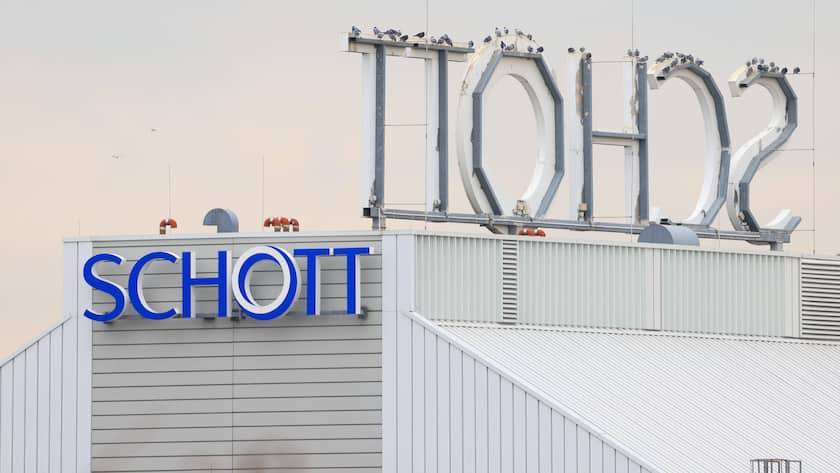 Das Unternehmen Schott Pharma in Mainz.