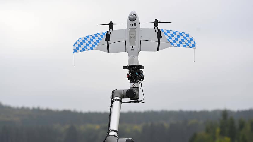 Eine Drohne des Herstellers Quantum Systems.