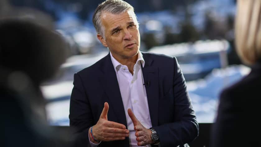 Sergio Ermitto, CEO der UBS, am WEF im Davos.