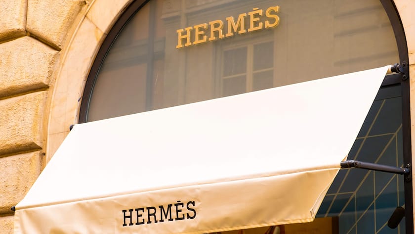 Hermes-Geschäft in Rom.