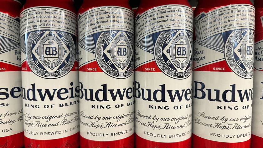 Die US-Biermarke Budweiser gehört zum Konzern AB Inbev.
