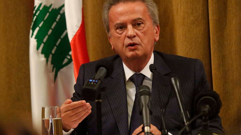 Riad Salamah bei einer Pressekonferenz in Beirut, Libanon (11. November 2019).