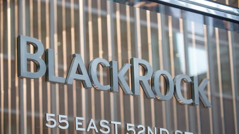 Hauptsitz des Vermögensverwalters BlackRock in New York, USA (2023).