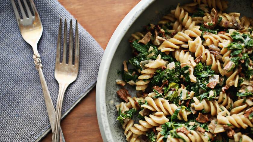 Fü viele Menschen ein sogenanntes Soul Food: ein Teller mit Fusilli-Nudeln.