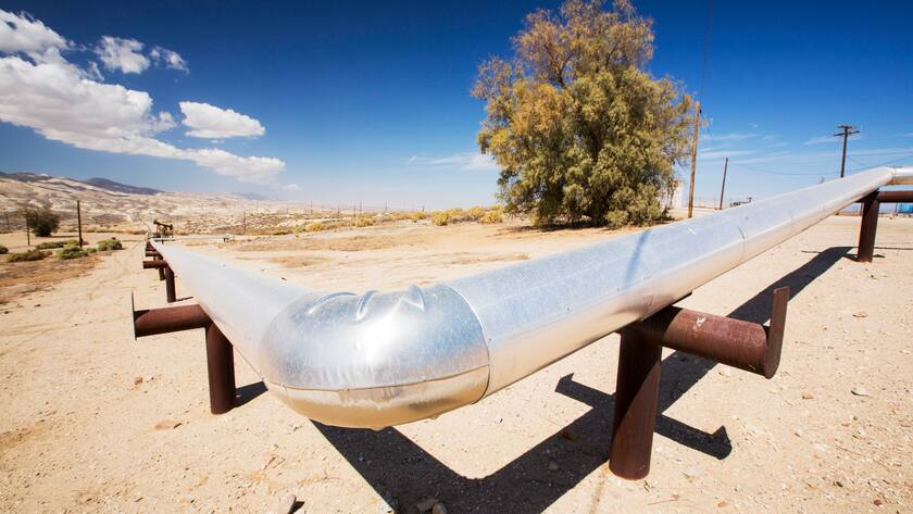 Das Midway Sunset Ölfeld in Taft, Bakersfield, Kalifornien, USA (2019).