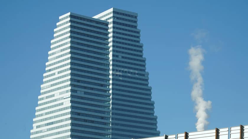 Am Roche-Konzernsitz in Basel.