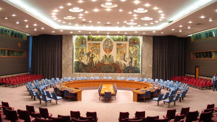 In diesem Raum am UNO-Hauptquartier in New York tagt der Sicherheitsrat.