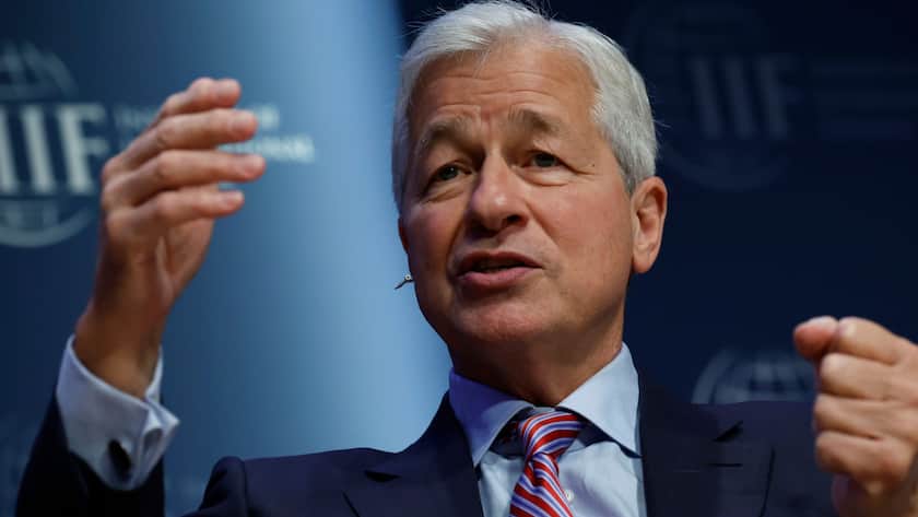 Jamie Dimon, CEO JP Morgan, anlässlich der IIF-Tagung in Washington, USA (2022).