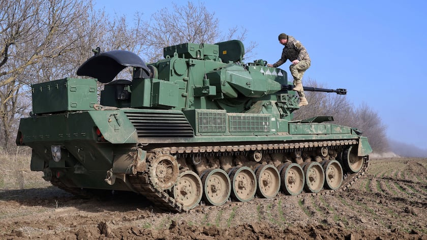 Panzer in der Ukraine (22. Februar 2024).