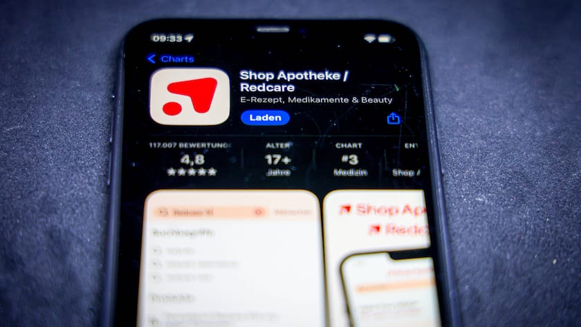 App von Redcare Pharmacy, die früher Shop Apotheke hiess.