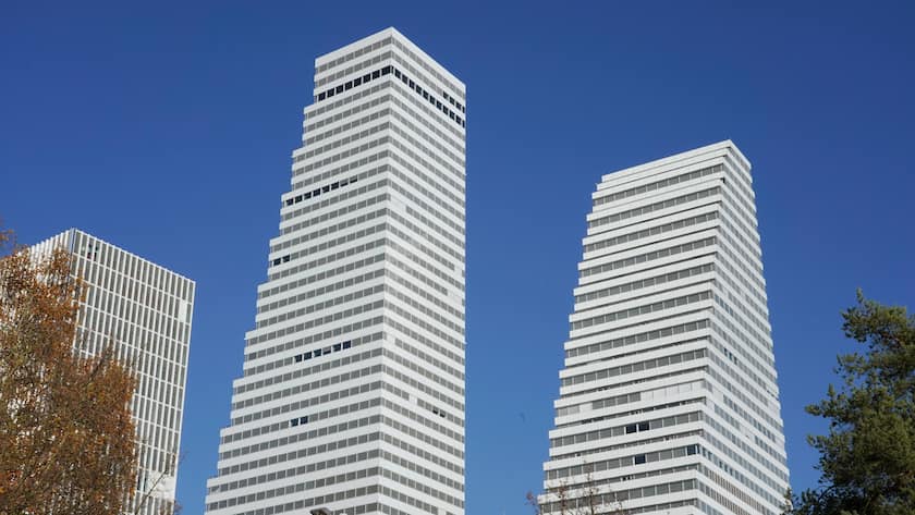 Am Roche-Konzernsitz in Basel.