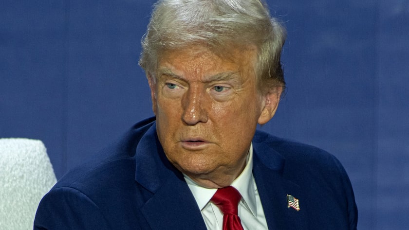 Donald Trump beim National Faith Summit, Georgia, USA (Oktober 2024).