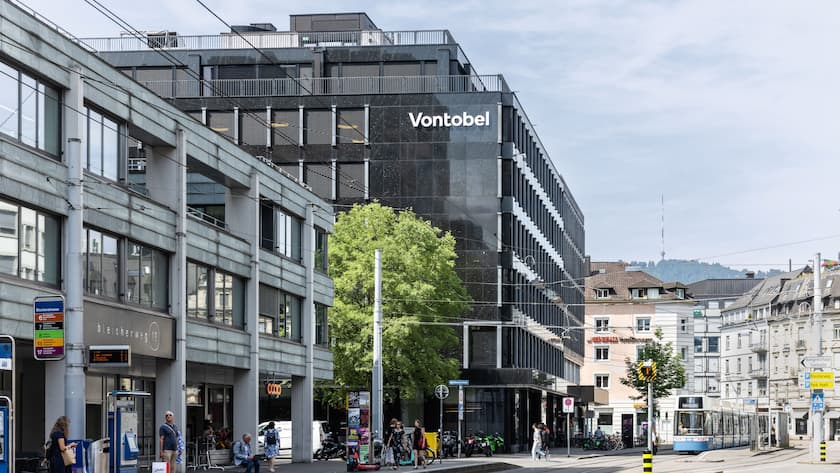 Firmengebäude von Vontobel in Zürich.