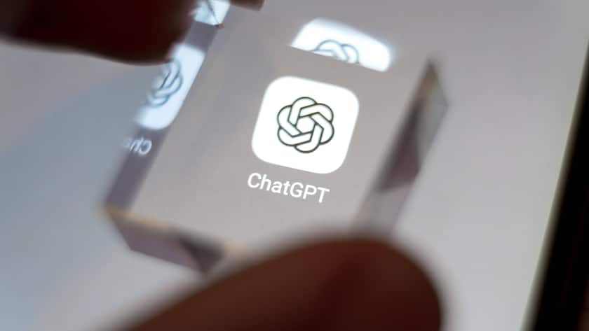 ChatGPT-App auf einem Smartphone.