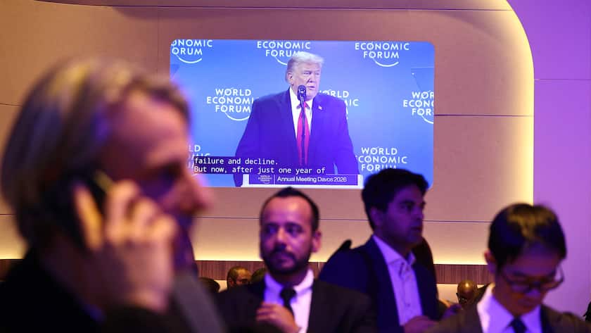 Donald Trump während des WEF in Davos 2026.