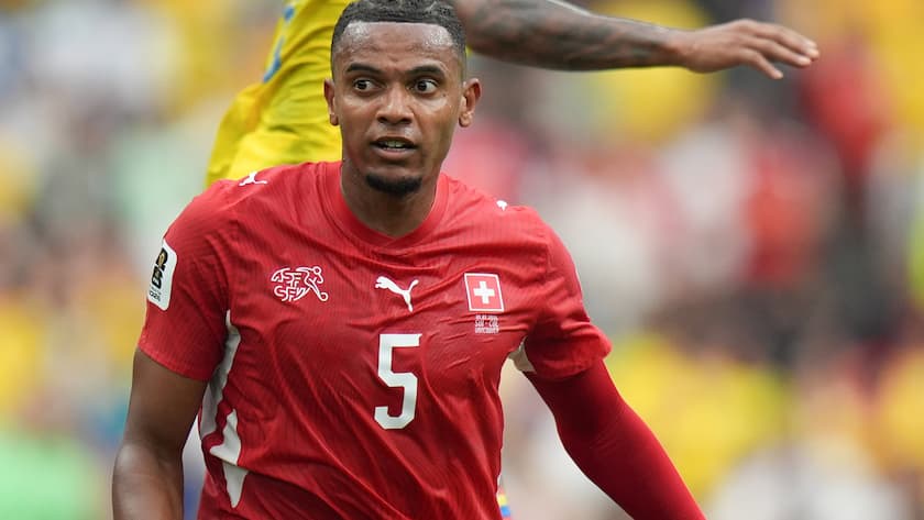 Fussballer Manuel Akanji im WM-Achtelfinal Schweiz-Kolumbien am 7. Juli 2026 in Vancouver.