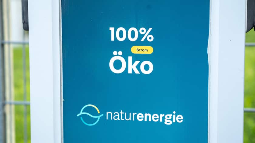 Ladestation für Elektroautos von Naturenergie in Ehrenkirchen bei Freiburg.
