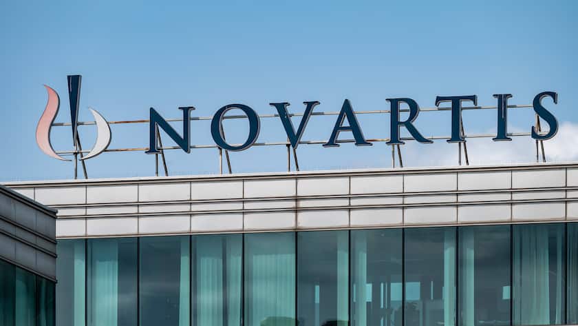Sitz von Novartis in Vilvoorde, Belgien.