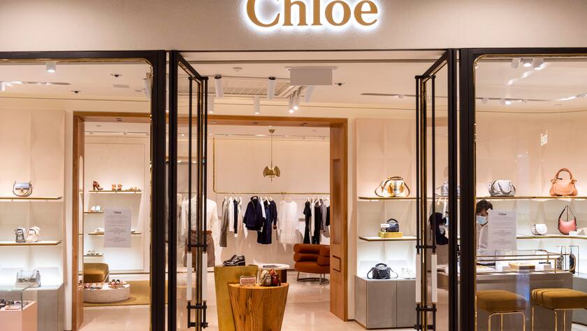 Filiale des französischen Modelabels Chloé in Hong Kong.
