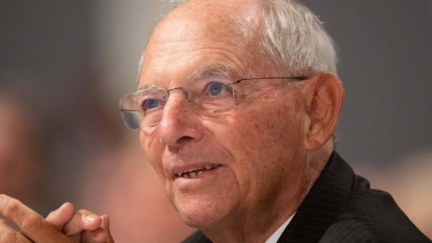 CDU Der deutsche Politiker Wolfgang Schäuble im Alter von 81 Jahren gestorben.
